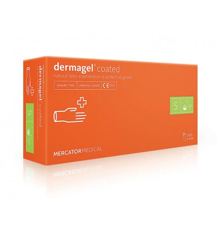 DermaGEL перчатки латексные покрытые дермагелем