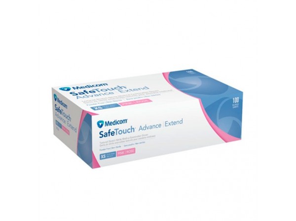 Medicom SafeTouch Extend Pink рукавички нітрилові світло-рожеві  